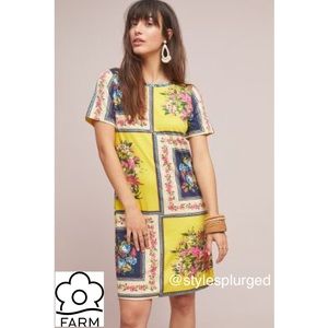 NWT Vintage ANTHRO Farm Rio Regal Floral Dress size small